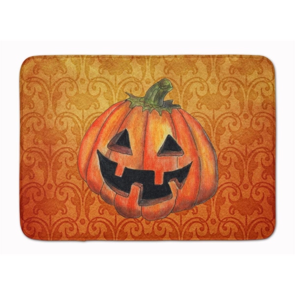 Micasa October Pumpkin Halloween Machine Washable Memory Foam Mat MI627724 - main
